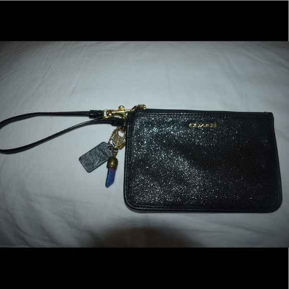COACH black sparkly wallet - Picture 2 of 4